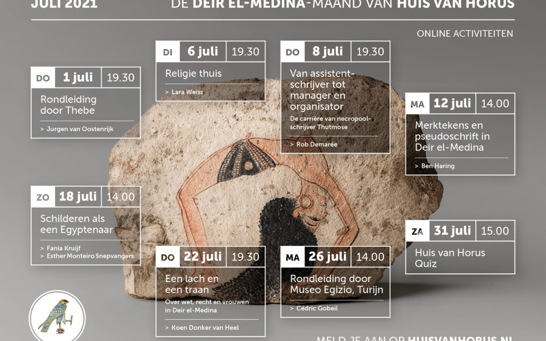 Juli 2021 | Ticket voor Deir el-Medina Maand
